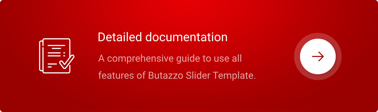 Butazzo Slider - Online Documentation